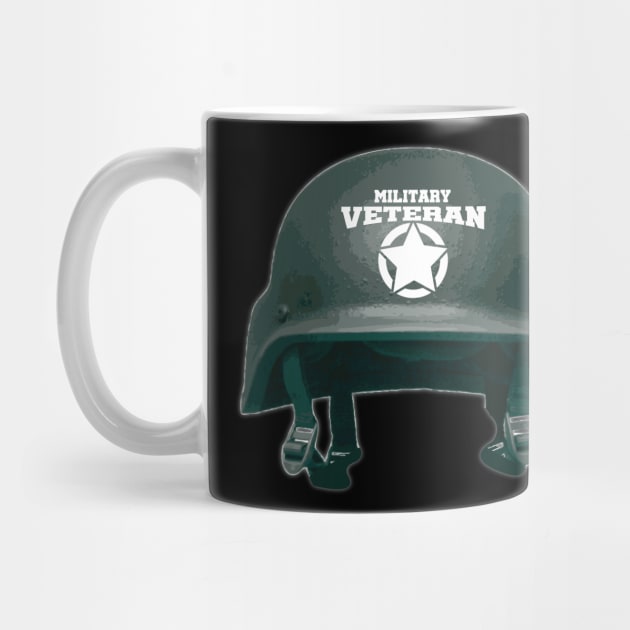 Military Vet helmet by Illustratorator